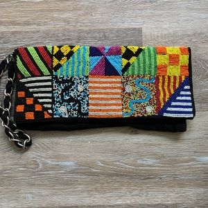 Beaded wristlet